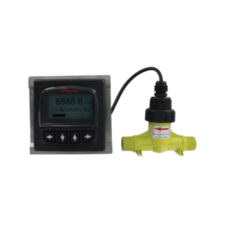 Dwyer Instruments Remote Digital Flow Transmitter, 1/2" NPT DFMT2-15A